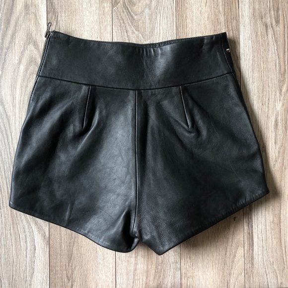 Nasty Gal Decor Matter Vegan Leather Shorts - Picture 7 of 8